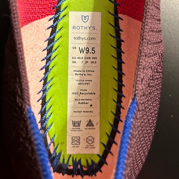 Rothy’s Rare Berry Lattice Stitch Point - Picture 10 of 12